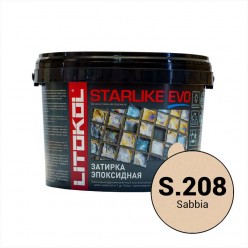 Эпоксидная фуга LITOKOL STARLIKE EVO S.208 Sabbia (5 кг.)