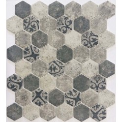 Стеклянная мозаика Draft Grey