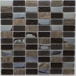 Стеклянная мозаика GMVD-2402 (23*48*8 mm)               