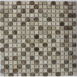 Мраморная мозаика Beige stone slim mat 15