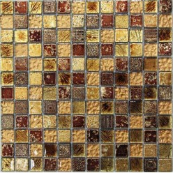 Мозаика стеклянная с камнем Antik-2