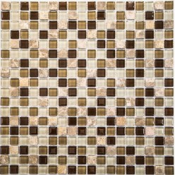  Мозаика стеклянная с камнем Scarlett