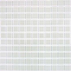  Мозаика стеклянная White glass