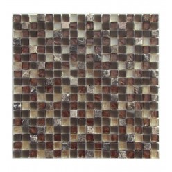 Мозаика из камня и стекла Bronze Emperador