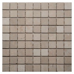  Мозаика из камня    Botticino Pol. 30х30х7 мм.