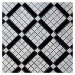  Мозаика из камня Diagonal Carrara 