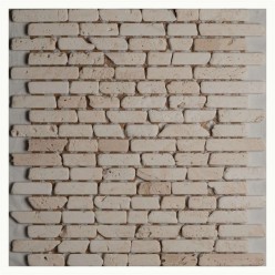  Мозаика из камня TRAVERTINE CLASSIC INTERLOCKING TUM