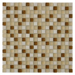 Мозаика из камня и стекла Amber