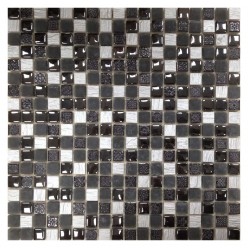 Мозаика из камня и стекла Lavada Black