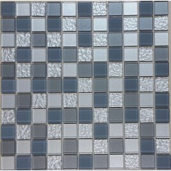 Мозаика из стеклa Silver Night